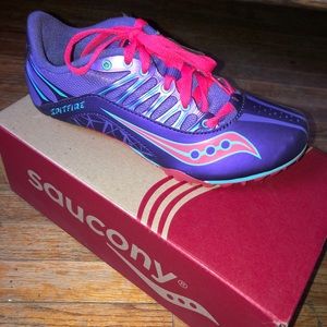 Saucony track shoes size: 6.5 purple